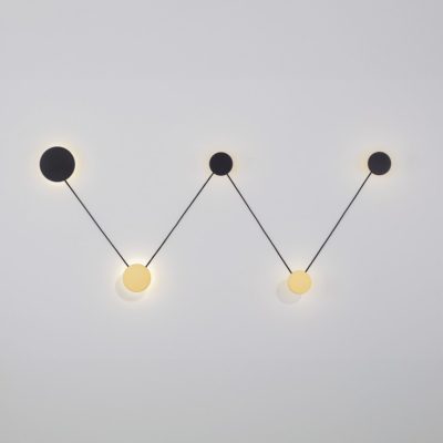 Designerski kinkiet ścienny Cliza do salonu