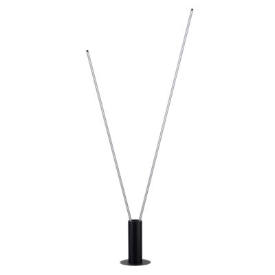Czarna lampa podłogowa Teresita w nowoczesnym designie