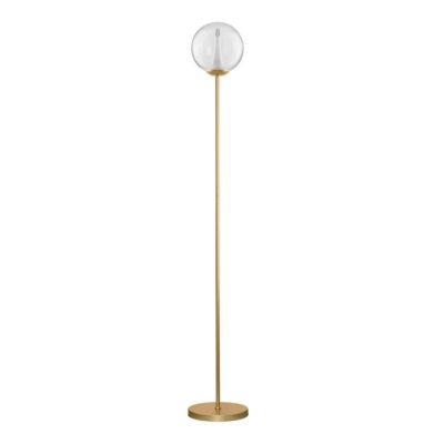 Elegancka lampa podłogowa Hualmay na złotej podstawie