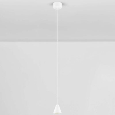 Metalowa lampa wisząca Achocalla w białym kolorze