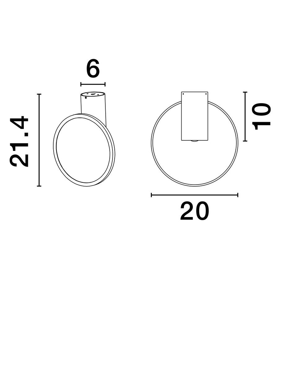 Prosta lampa sufitowa Tolata w klasycznym kolorze
