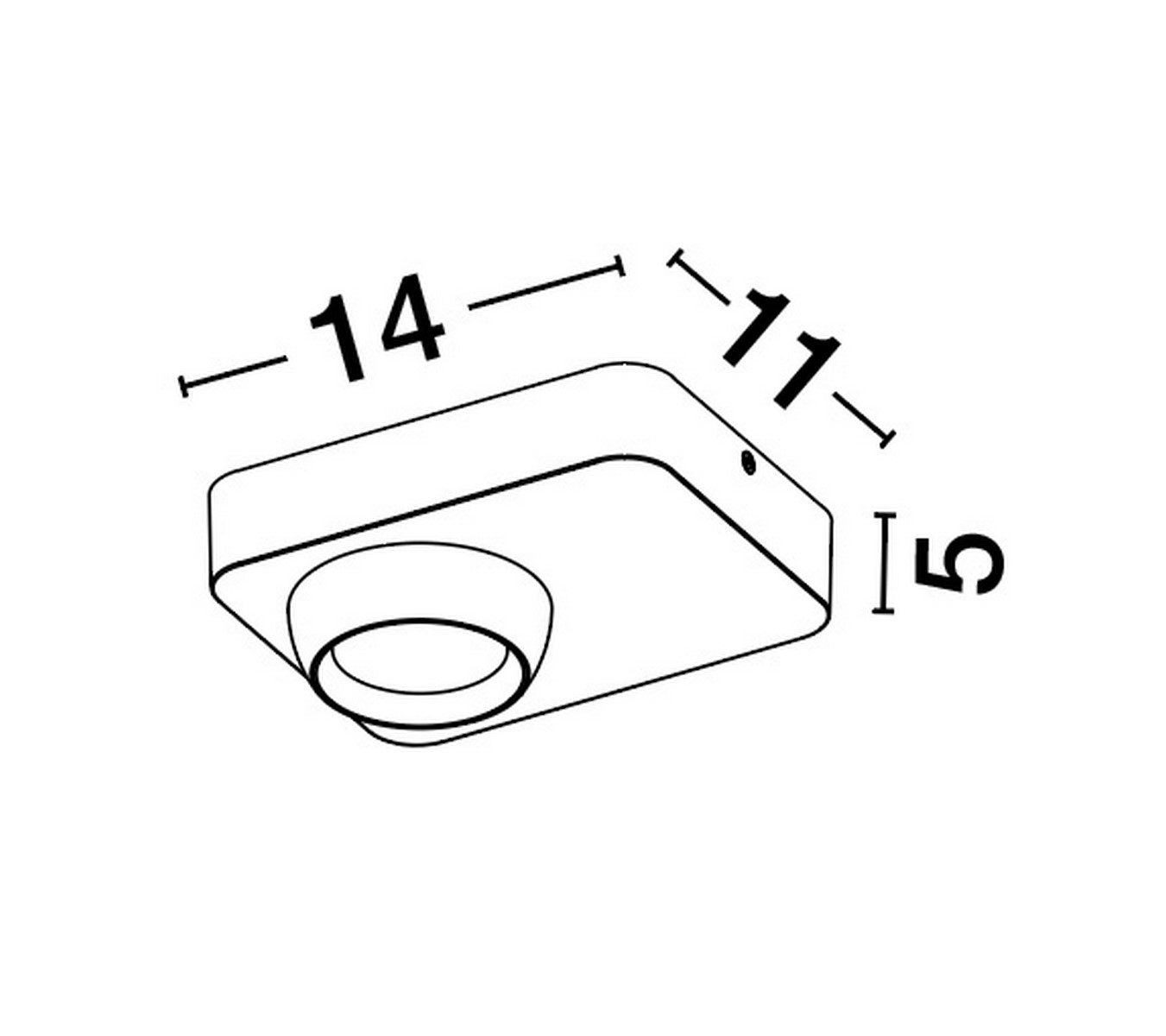 Unikatowy plafon sufitowy Parinas w białym kolorze