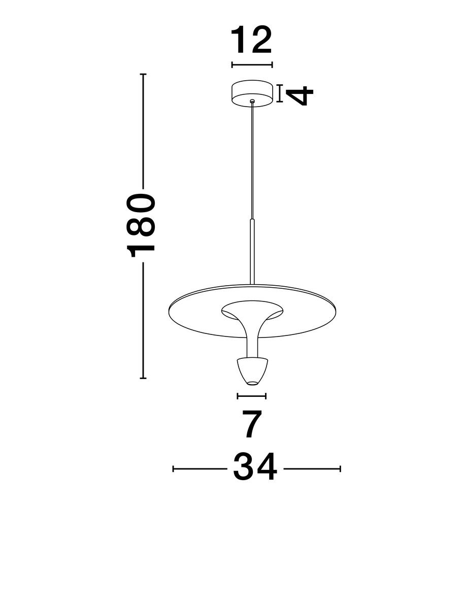 Nowoczesna lampa wisząca Ucurena na czarnym stelażu