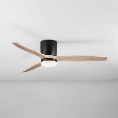 Nowoczesna lampa sufitowa Guarayos z wiatrakiem