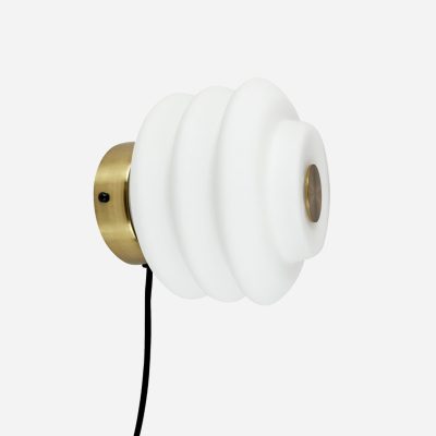 Elegancki kinkiet ścienny Diva z włącznikiem na przewodzie