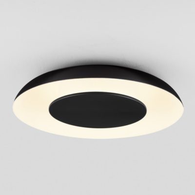 Czarny plafon sufitowy Capinota z możliwością ściemniania