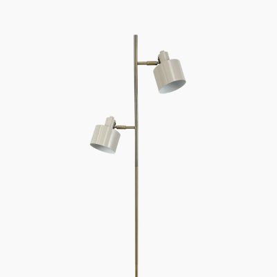 Prosta lampa podłogowa Ocean 2 na metalowej podstawie