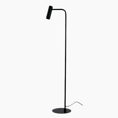 Czarna lampa podłogowa Skagerrak o prostym designie
