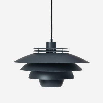 Efektowna lampa wisząca Ejka w szarym kolorze