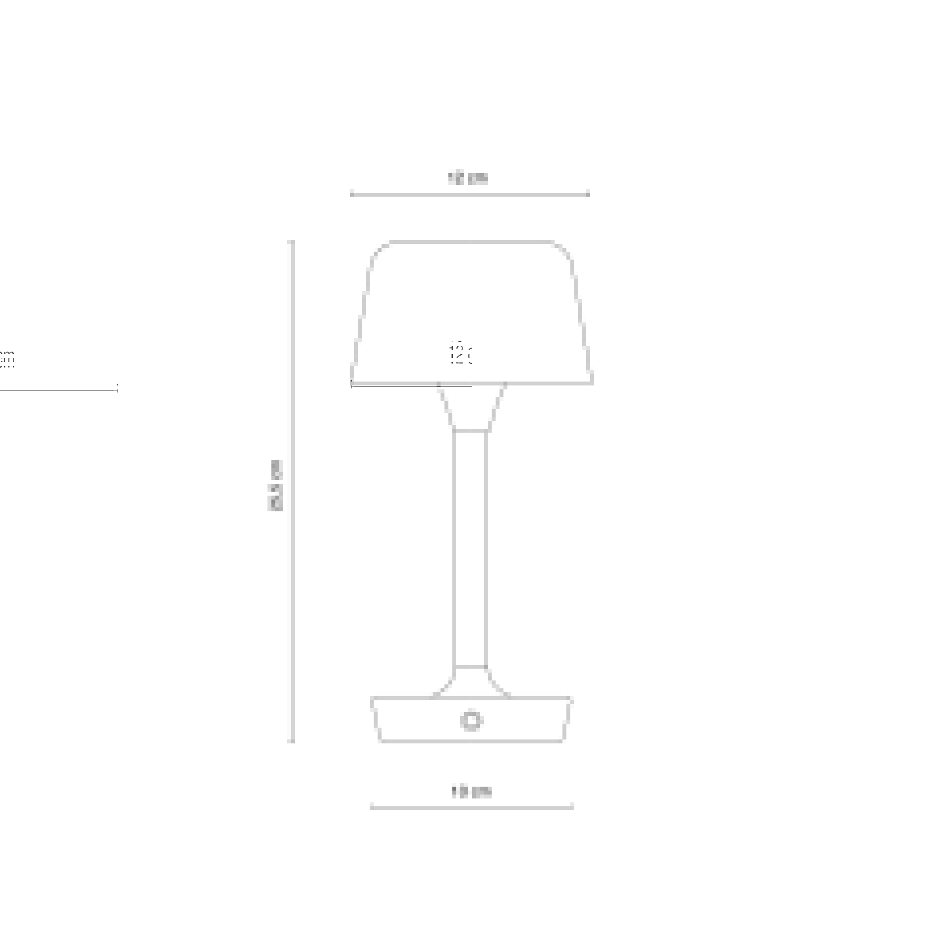 Elegancka lampa stołowa Flow LED w klasycznym kolorze