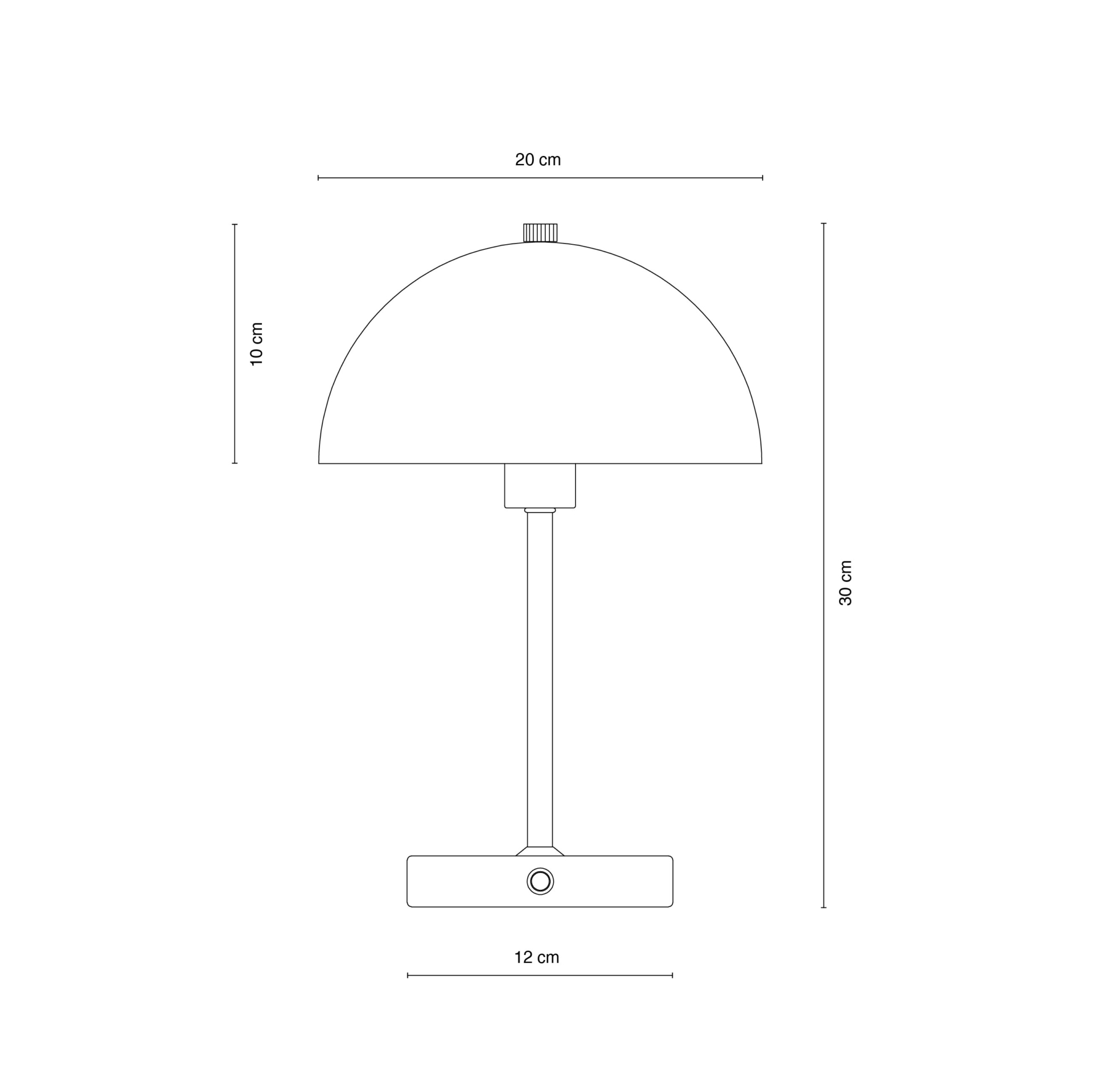 Różowa lampa stołowa Stockholm z metalowym kloszem