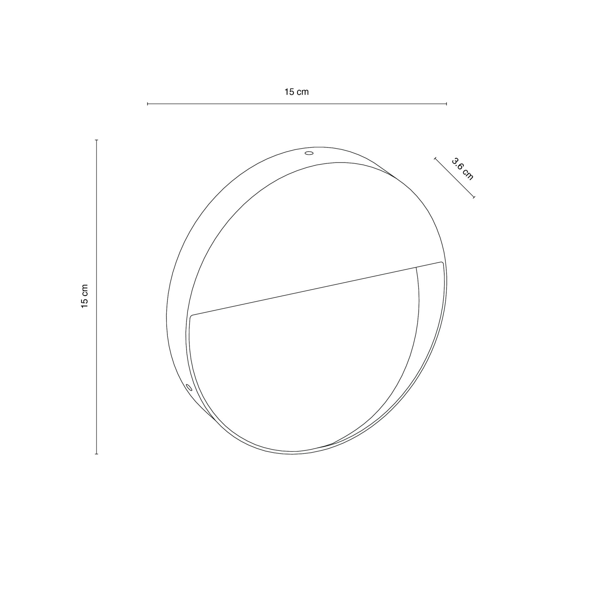 Zewnętrzny kinkiet ścienny Pluto LED