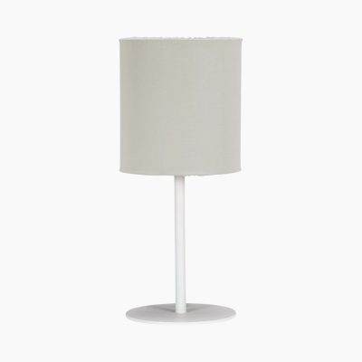 Beżowa lampa stołowa Agnar C do ogrodu