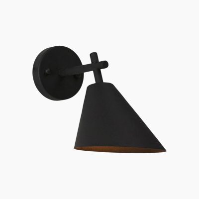 Nowoczesna lampa elewacyjna Nils w czarnym kolorze