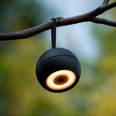 Przenośna lampa zewnętrzna Lunex z włącznikiem