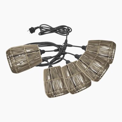 Rattanowa girlanda Saigon do ogrodu 6,5 m