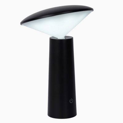 Nietypowa lampa zewnętrzna Jive LED w czarnym kolorze