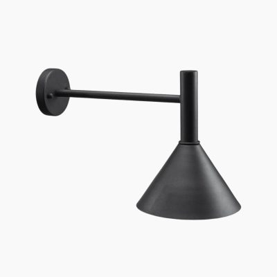 Zewnętrzny kinkiet ścienny Tripp w czarnym kolorze