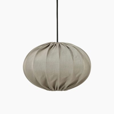 Zewnętrzna lampa wisząca Hilma w beżowym kolorze