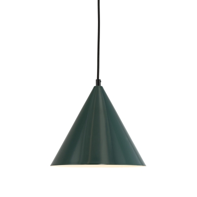 Metalowa lampa wisząca Ron na okrągłej podsufitce