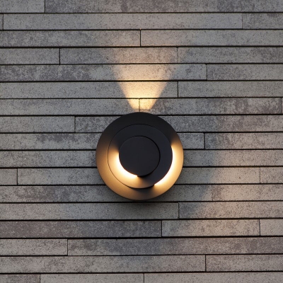 Okrągły kinkiet elewacyjny Moov LED