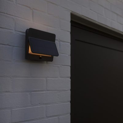 Solarny kinkiet ścienny Aleta LED z czujnikiem ruchu