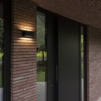 Zewnętrzny kinkiet Gemini LED w czarnym kolorze