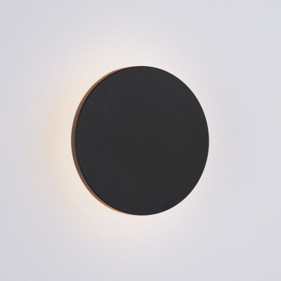 Okrągły kinkiet elewacyjny Boyuibe w klasycznym kolorze