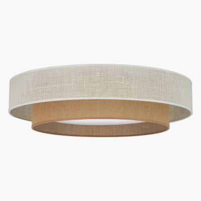 Plafoniera sufitowa LED z podwójnym abażurem Luneta