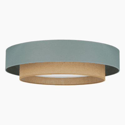 Dwukolorowy plafon Luneta LED z abażurem