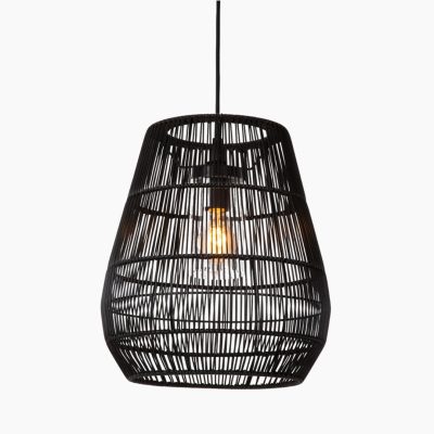 Pleciona lampa wisząca Nerida do ogrodu