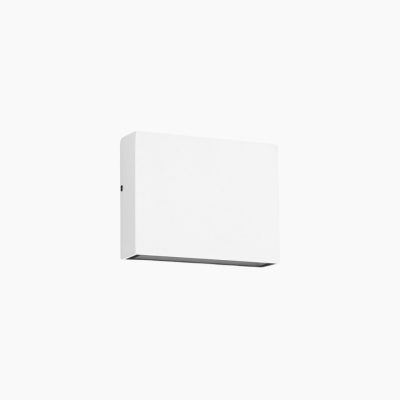 Biały kinkiet elewacyjny Ayopaya A o matowym wykończeniu