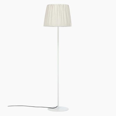 Zewnętrzna lampa stojąca Agnar A z wodoodpornym abażurem