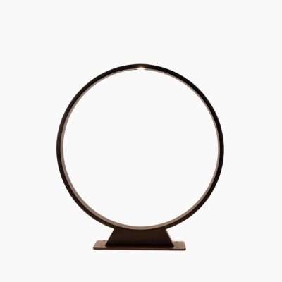 Okrągła lampa stołowa Jerel LED do ogrodu