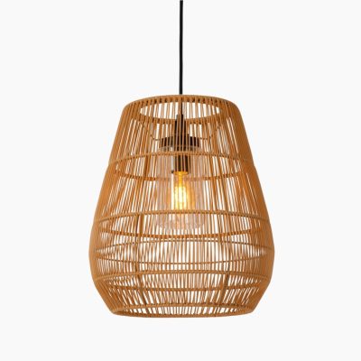 Brązowa lampa wisząca Nerida do ogrodu