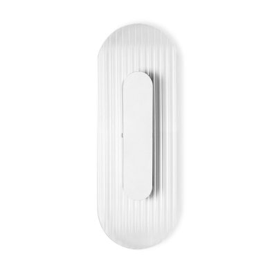 Biała lampa ścienna RIFLO W A