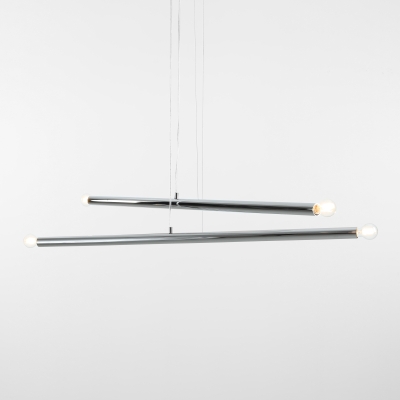 Lampy wiszące chromowane