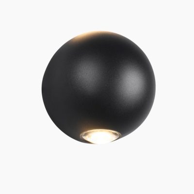 Metalowy kinkiet elewacyjny Avisio LED w klasycznym kolorze