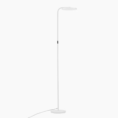Metalowa lampa podłogowa Buena w białym kolorze