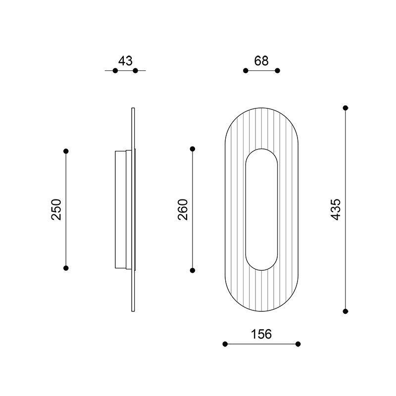 Lampa ścienna w oliwkowym kolorze RIFLO W A