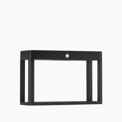 Metalowa lampa stojąca Tuerto LED w czarnym kolorze