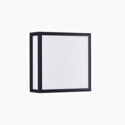 Kwadratowa lampa ścienna Pascua A do ogrodu