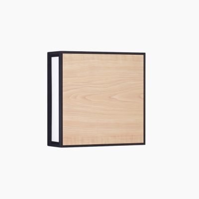 Kinkiet elewacyjny Pascua A z drewnianym elementem