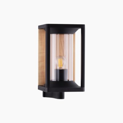 Zewnętrzny kinkiet ścienny Felipe w czarnym kolorze