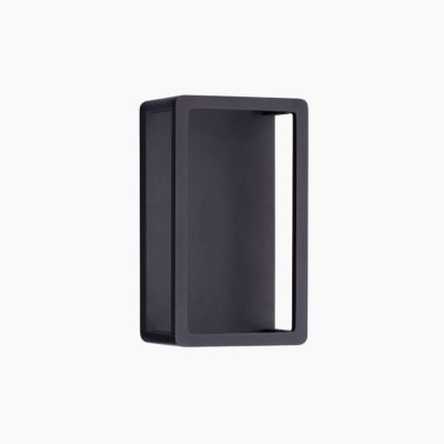 Prostokątny kinkiet elewacyjny Metan LED