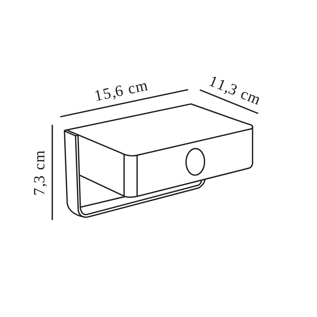 Zewnętrzny kinkiet ścienny Saulio z czujnikiem ruchu