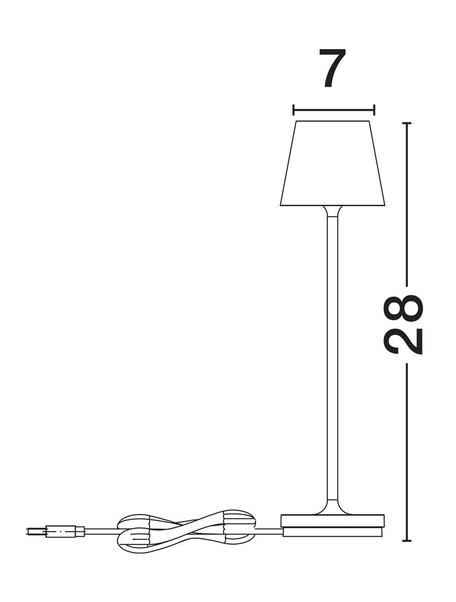 Oliwkowa lampa zewnętrzna Tercero LED z włącznikiem