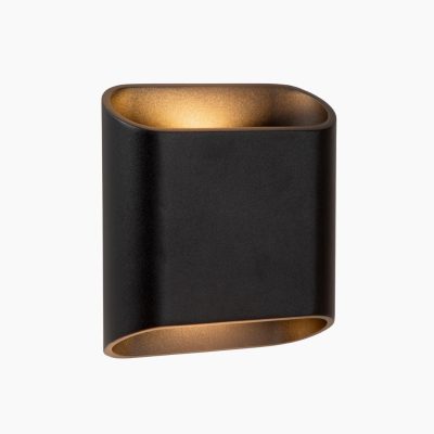 Metalowy kinkiet elewacyjny Atila w klasycznym kolorze