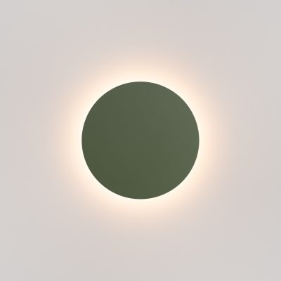 Zielona lampa ścienna Borgen LED - OUTLET