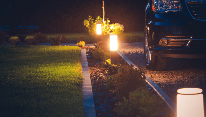 Oświetlenie podjazdu